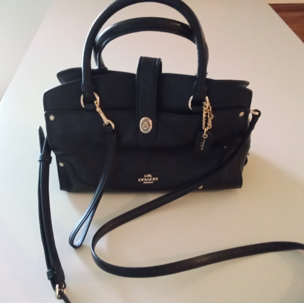 Coach leather purse